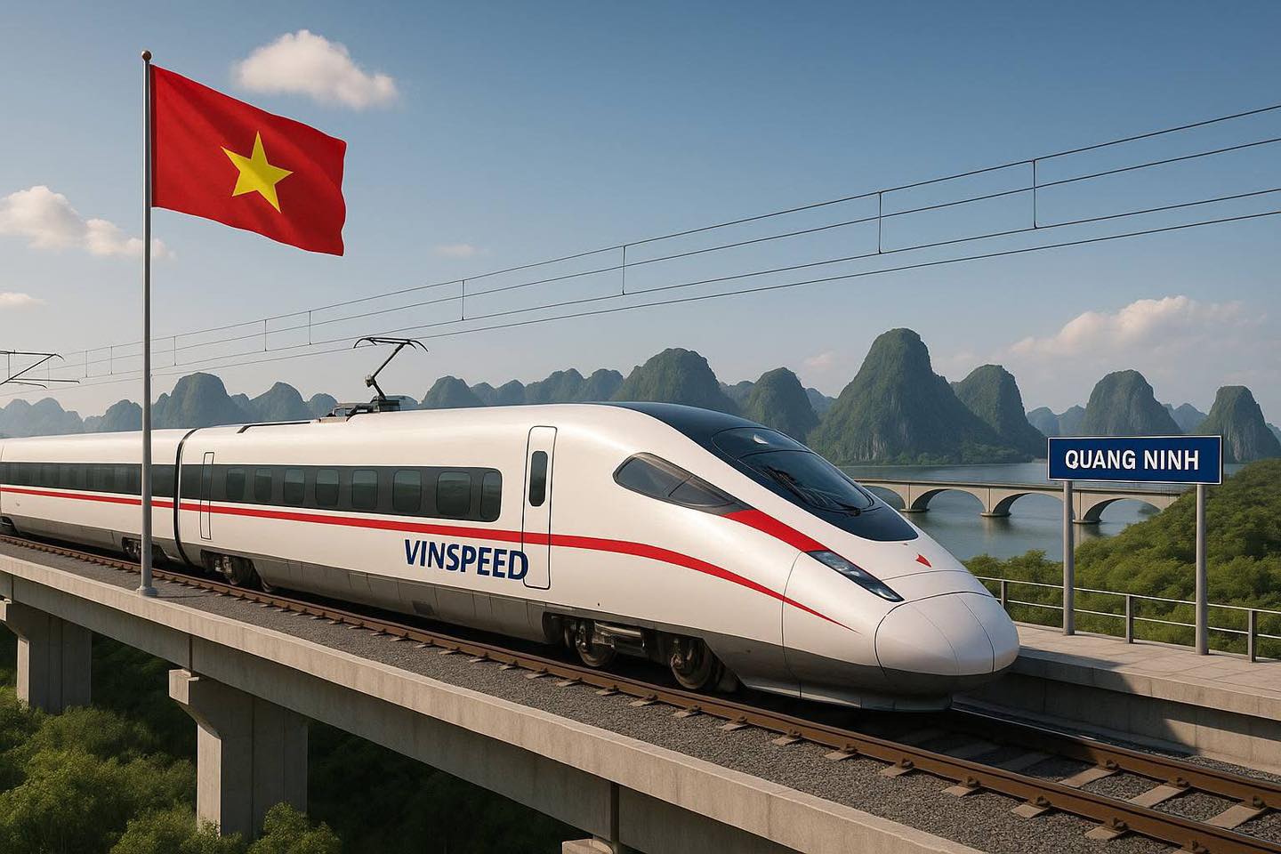 Phương án hướng tuyến dự án đường sắt tốc độ cao Hà Nội - Hạ Long